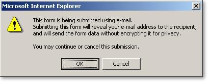 mailto dialog box